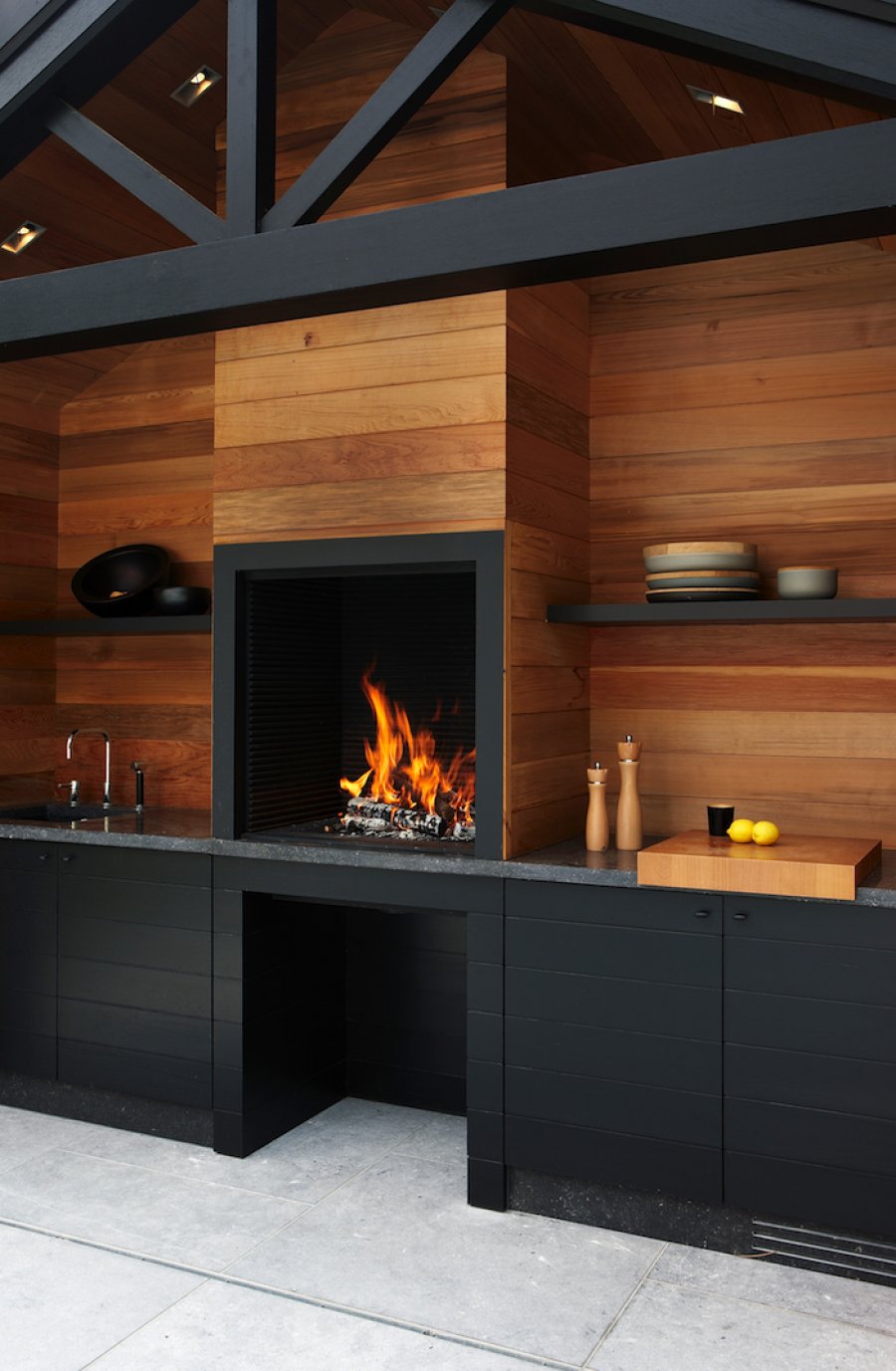 De architectuur
van vuur & warmte